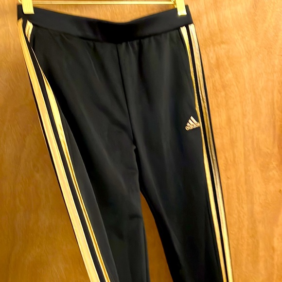 Adidas Youth rose gold and black track pants - Picture 5 of 15